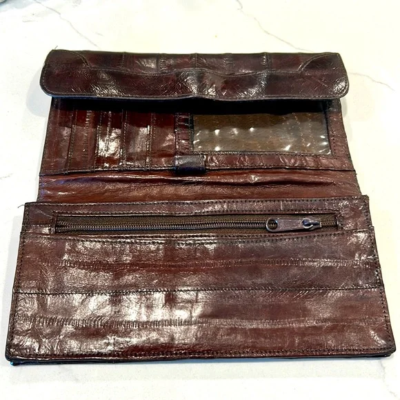 Vintage Eel Skin Long Wallet - Picture 3 of 7